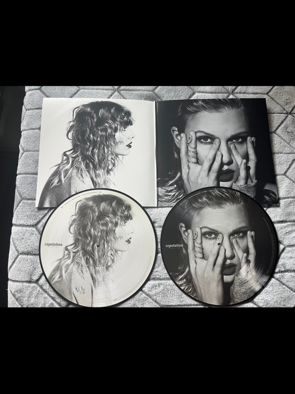Taylor Swift Reputation Vinyl Rep Album RARE Picture Disc Hype Sticker - Picture 2 of 4